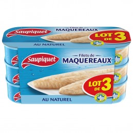 Natürliche Makrelenfilets...