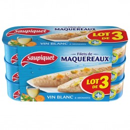 Mackerel fillets in white...