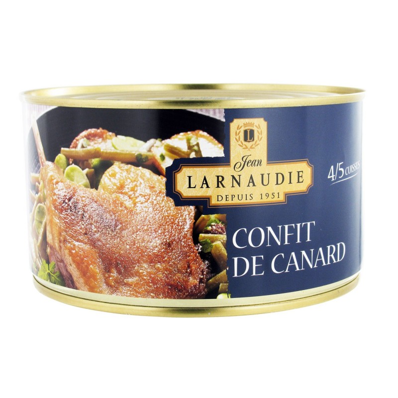 Plat cuisiné confit de canard JEAN LARNAUDIE