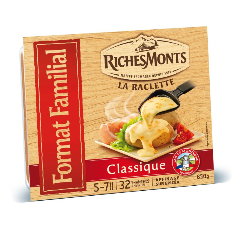 RICHES MONTS raclette cheese