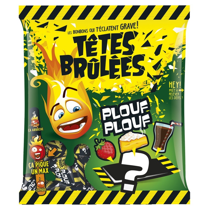 Bonbons plouf plouf TETES BRULEES