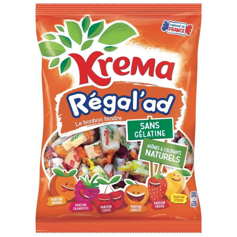 Krema Bonbons Aux Fruits Regalad 590g 