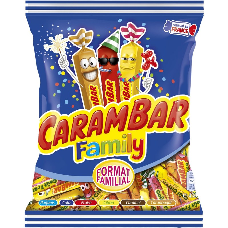 La Pie Qui Chante Carambar Fruit-Flavored Candy - 4.5 oz / 130 g