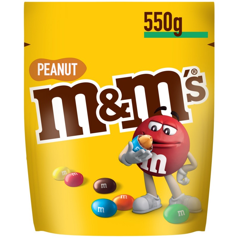 Bonbons chocolat au lait et cacahuètes PEANUT M&M'S 550g