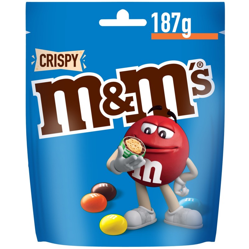 M&M's Mega Compilation, Blue & Green Crispy M&M's, Peanut, Milk