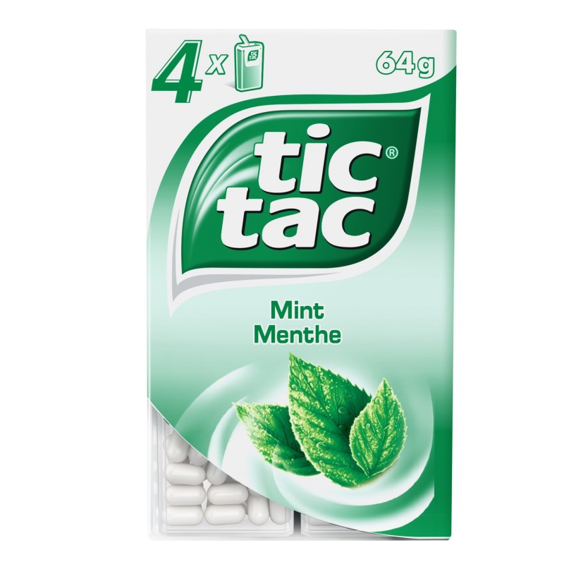 Tic Tac, menthe fraîche, 29 g – Tic Tac : Bonbon