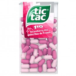 TIC TAC Strawberry Duo Candy