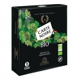 Café moulu 100% arabica Bio - Carte noire - 250 g