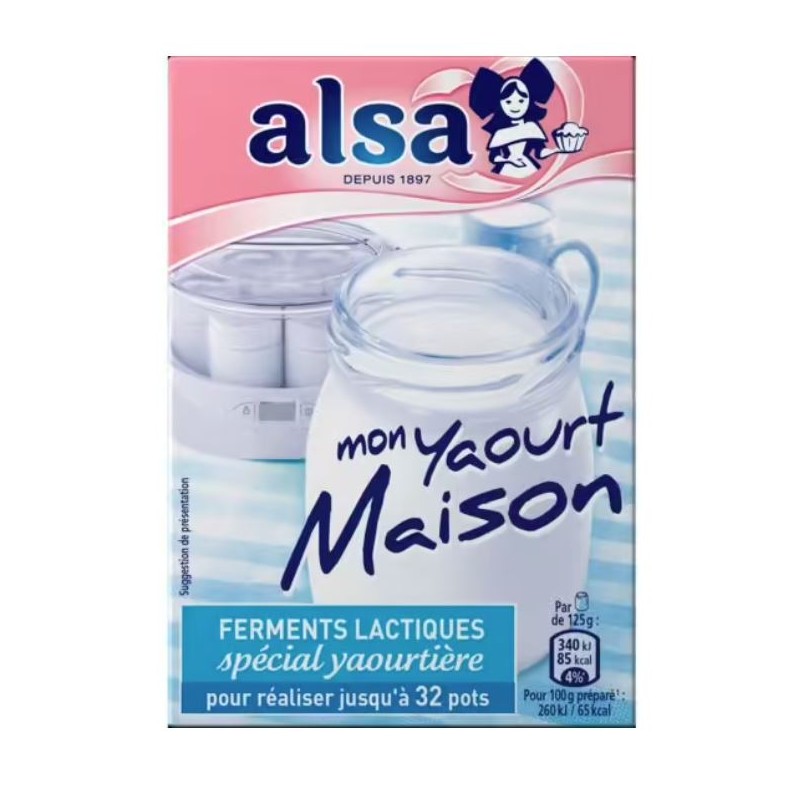 Ferments lactiques spécial yaourtière ALSA