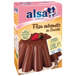Préparation flan entremets...