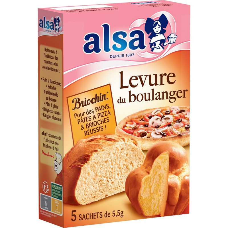 Levure de boulanger pains et brioches ALSA