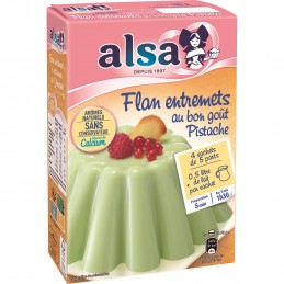 Alsa pistachio dessert flan...