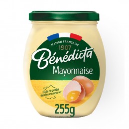 Bénédicta Sauce Salade Moutarde à l'Ancienne & Échalote avec Bouchon  Verseur 290g (lot de 6) 