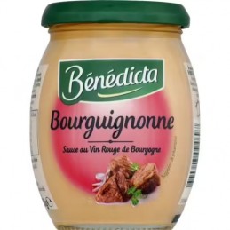 Benedicta sauce salade moutarde miel flacon verre 290g
