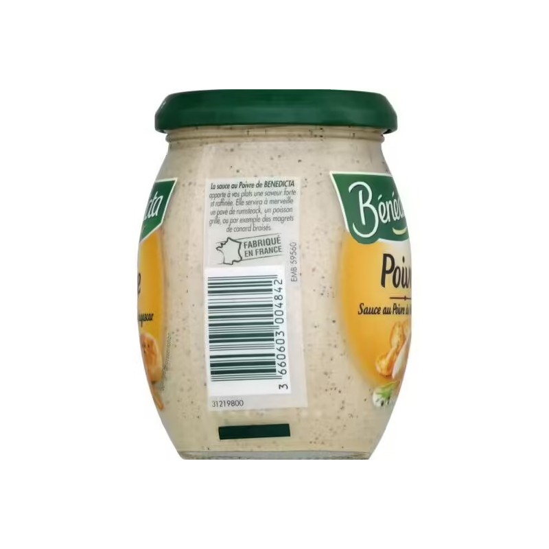 Sauce poivre de Madagascar BENEDICTA