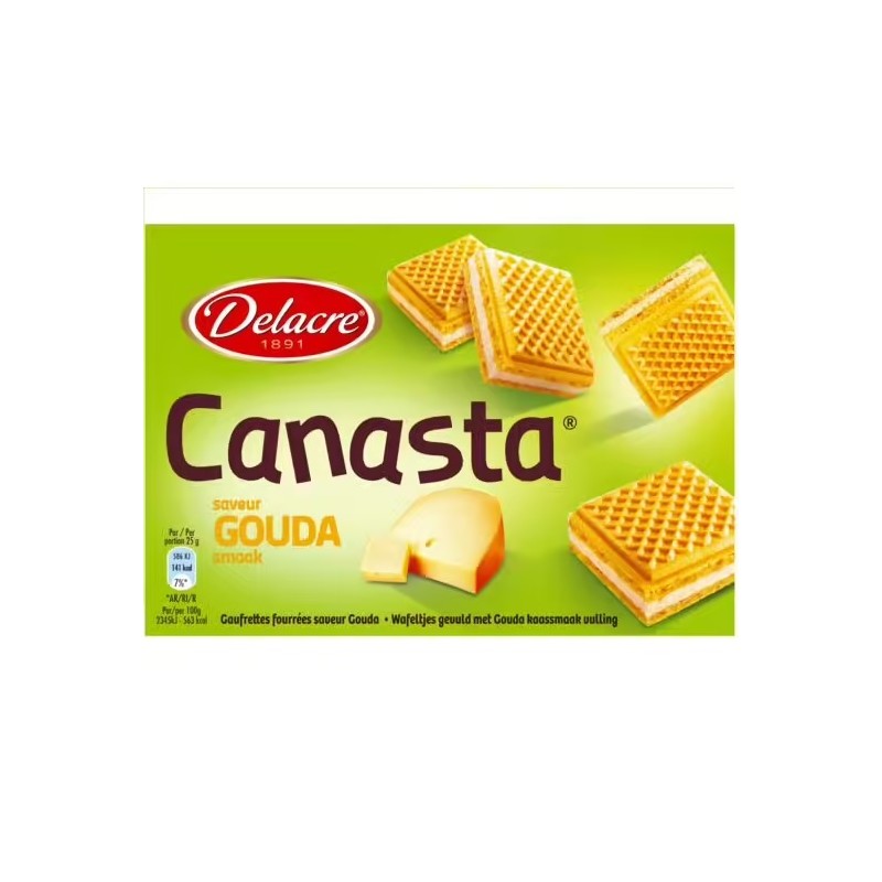 Delacre canasta gouda aperitif biscuits