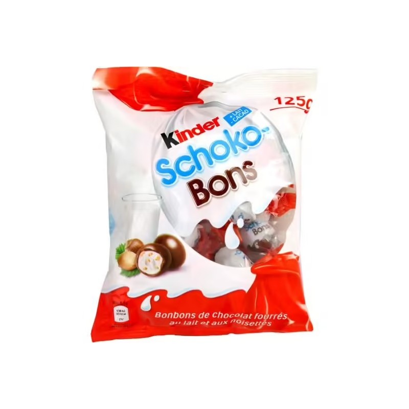 tienda descanso sufrir Caramelos de chocolate con leche y avellanas KINDER SCHOKO-BONS