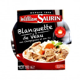 Blanquette of veal/mushrooms/rice WILLIAM SAURIN