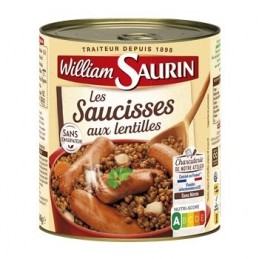 Saucisses lentilles WILLIAM...