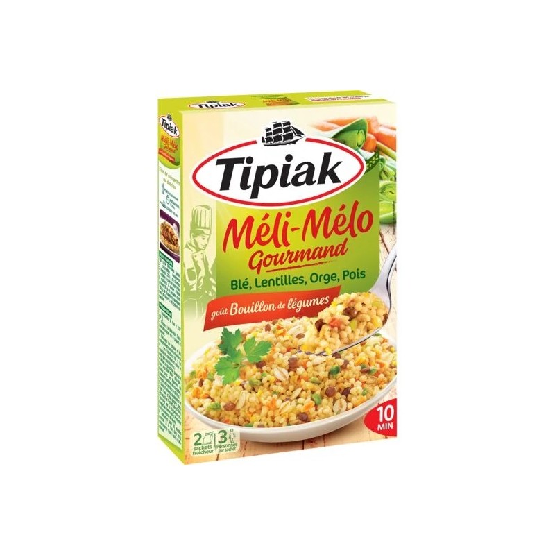 Blé et légumes secs Meli-melo Tipiak