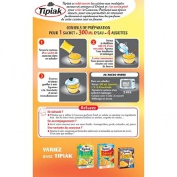 Graines de couscous parfumé aux épices douces TIPIAK