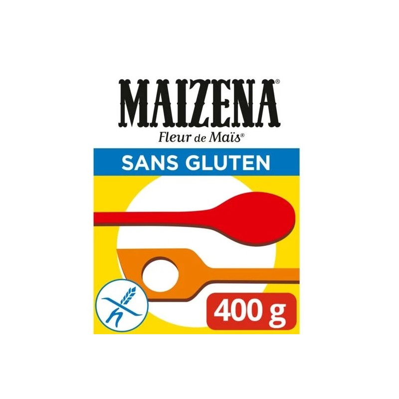 Fleur de maïs sans gluten MAIZENA
la boite de 400 g Fleur de maïs sans gluten MAIZENA
la boite de 400 g