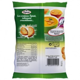 Croûtons à l'ail TIPIAK
le sachet de 90 g