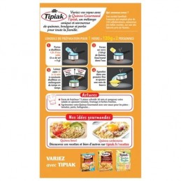 Quinoa gourmand TIPIAK la boite de 400 g