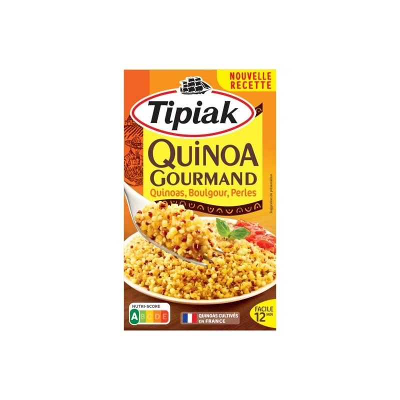 Quinoa gourmand TIPIAK la boite de 400 g