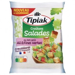 Croutons de alho e ervas...