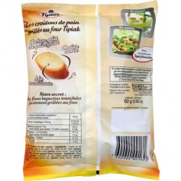 Croûtons de pain grillés Tipiak le sachet de 80 g