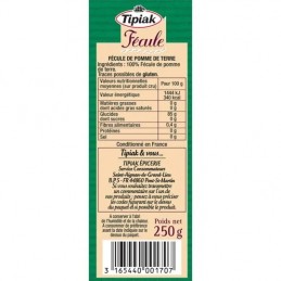 Fécule TIPIAK la boite de 250 g