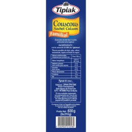 Couscous sachet cuisson TIPIAK les 3 sachets de 210 g