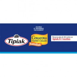 TIPIAK kuskuspussi, 3 pussia à 210 g