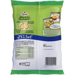 TIPIAK le paquet de Croûtons de pain spécial goût ail 80gr