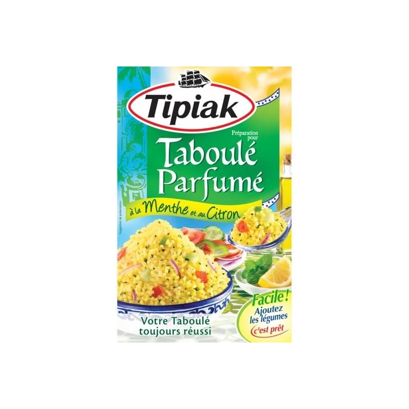 Valmistelu TIPIAK minttu- ja sitruunatabboulehille