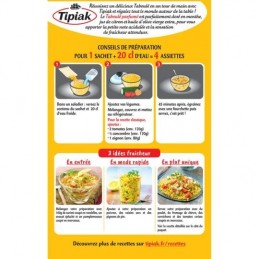 Valmistelu TIPIAK minttu- ja sitruunatabboulehille