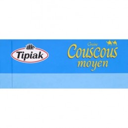 Couscous grain moyen TIPIAK la boite de 1 kg