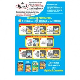 Couscous grain moyen TIPIAK la boite de 1 kg