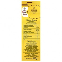 Topioca grain TIPIAK la boite de 300g