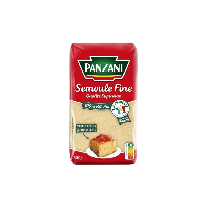 PANZANI hienoa mannaryyniä 500 g pakkaus