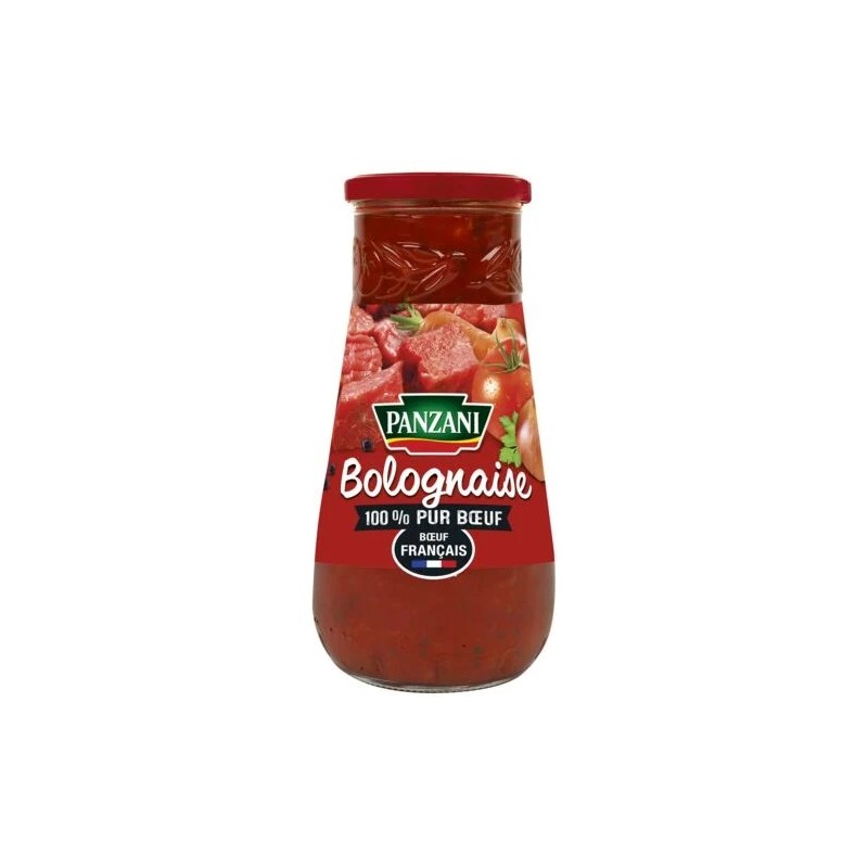 Sauce bolognaise pur bœuf PANZANI le pot de 650g
