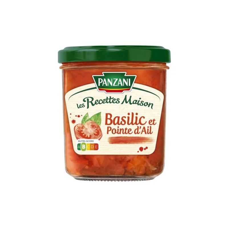 Sauce tomate cuisinée au basilic