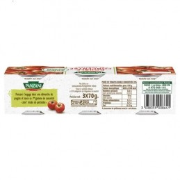 Sauces tomates double concentré PANZANI
les 3 boites de 70g