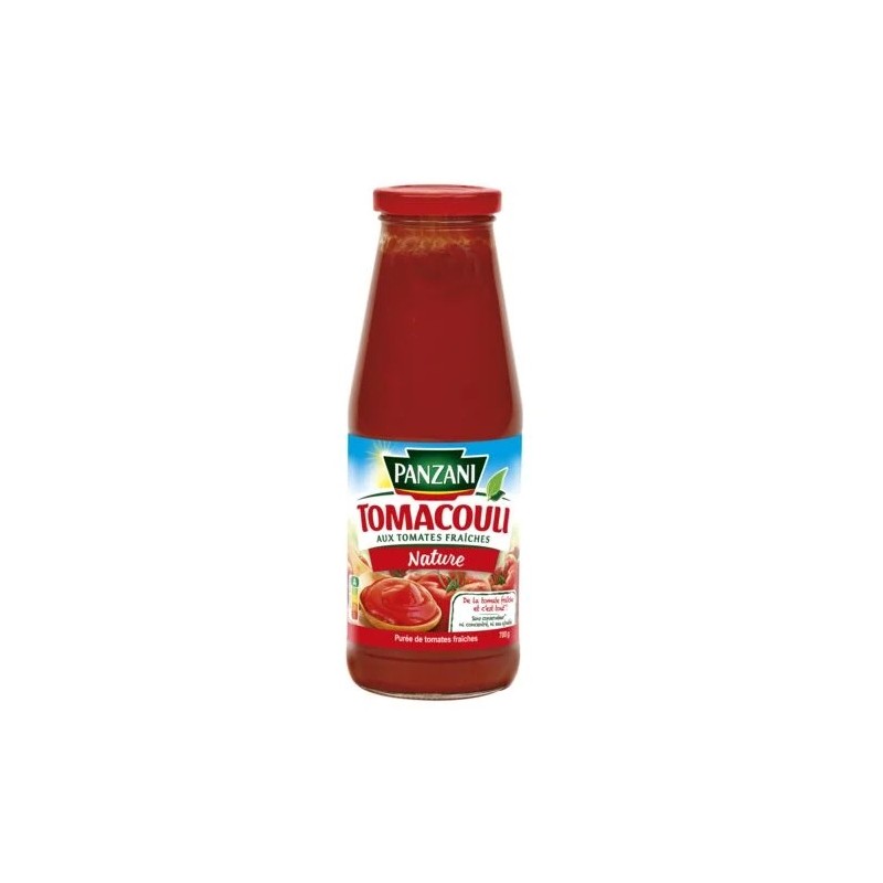 Coulis de tomate PANZANI
la bouteille de 700g