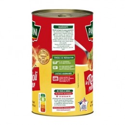 Plat cuisiné ravioli pur bœuf PANZANI la boîte de 1,2kg