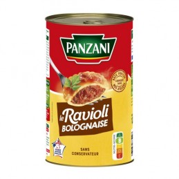 Plat cuisiné ravioli bolognaise PANZANI la boîte de 1,2kg