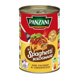 Plat cuisiné spaghetti bolognaise PANZANI la boîte de 400g