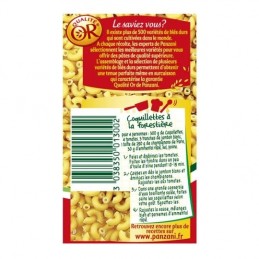 Pâtes coquillettes PANZANI
le paquet de 500 g