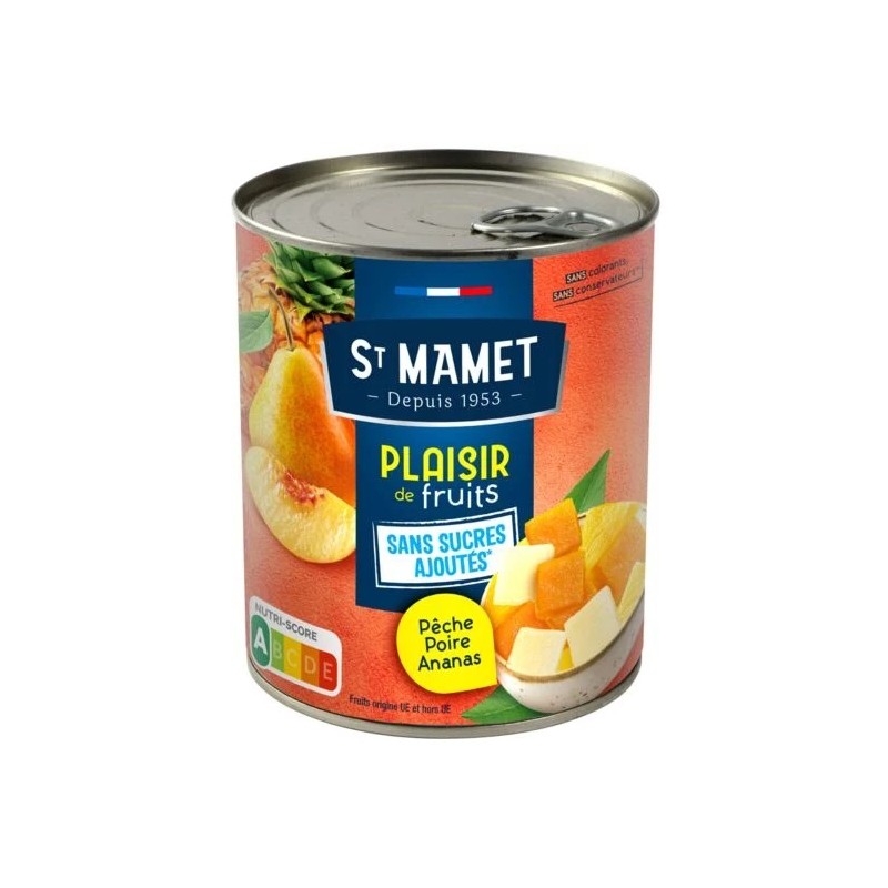 Salade de fruits au jus sans sucres ajoutés